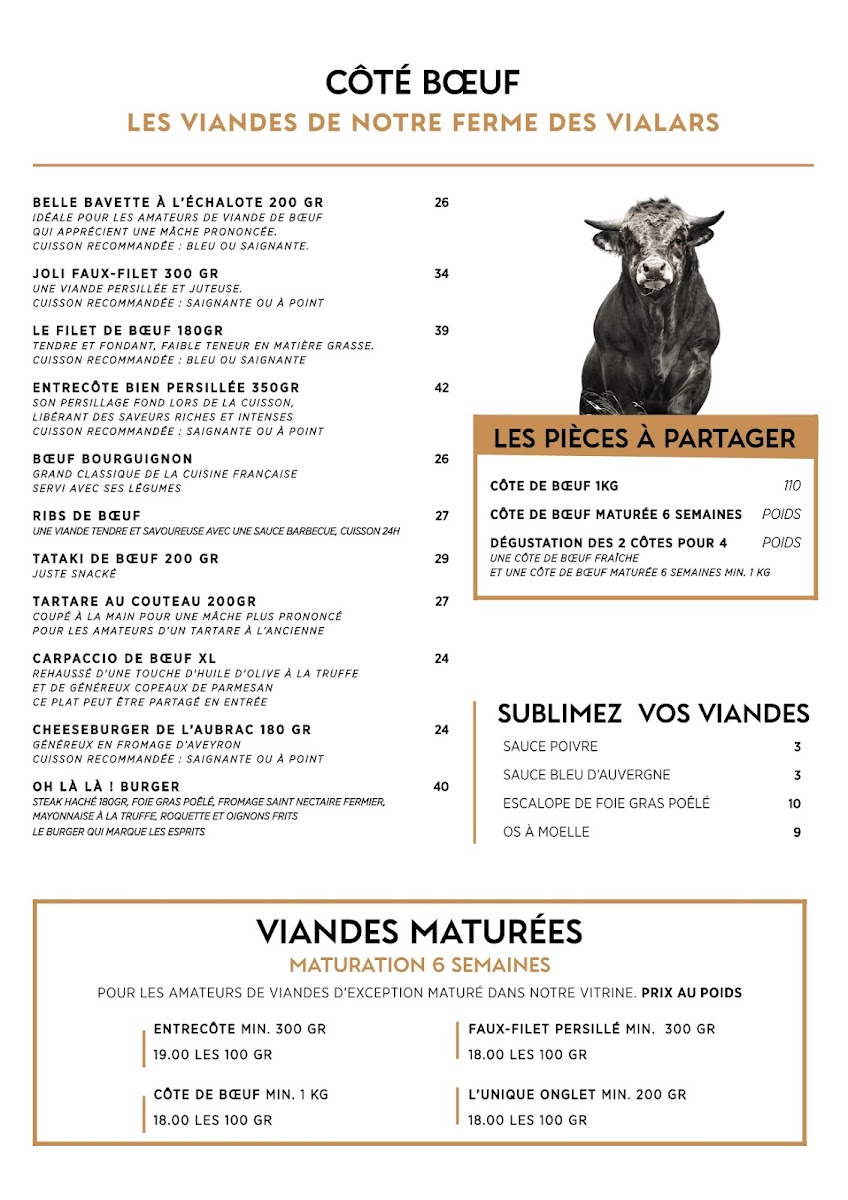 La Maison de l'Aubrac Photo Menu 4