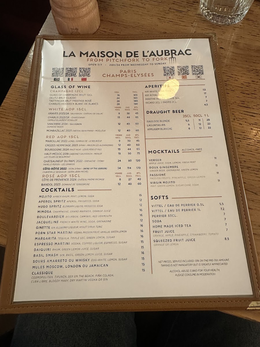 La Maison de l'Aubrac Photo Menu 9