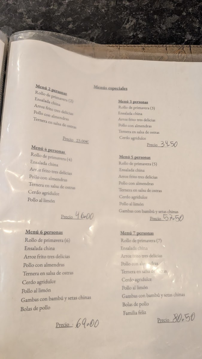 Restaurante Jade Photo Menu 6