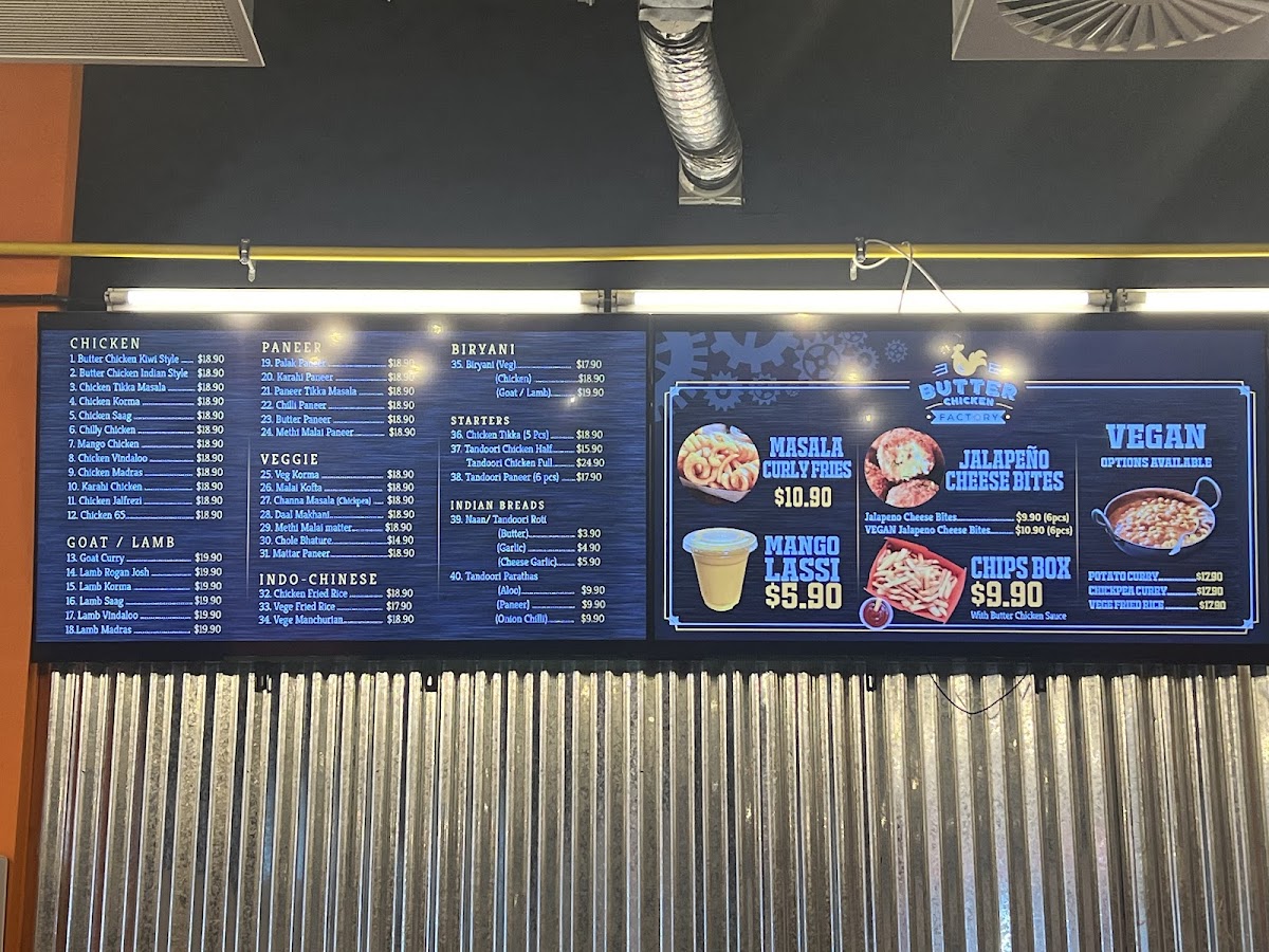 Butter Chicken Factory Photo Menu 9