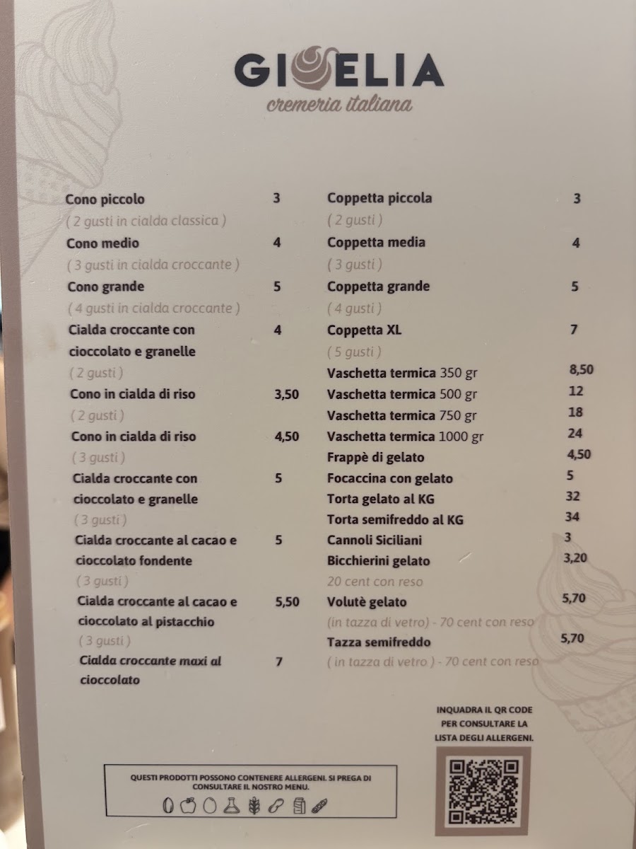 GIOELIA Cremeria, Modena Photo Menu 2