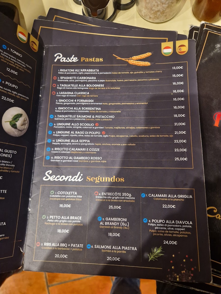 Pinocchio Ristorante Pizzeria Photo Menu 3
