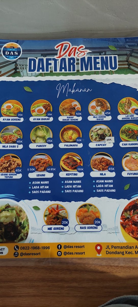 DAS Resorts Photo Menu 2