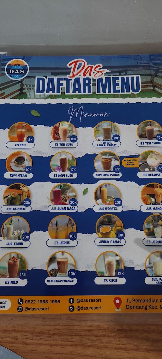 DAS Resorts Photo Menu 3
