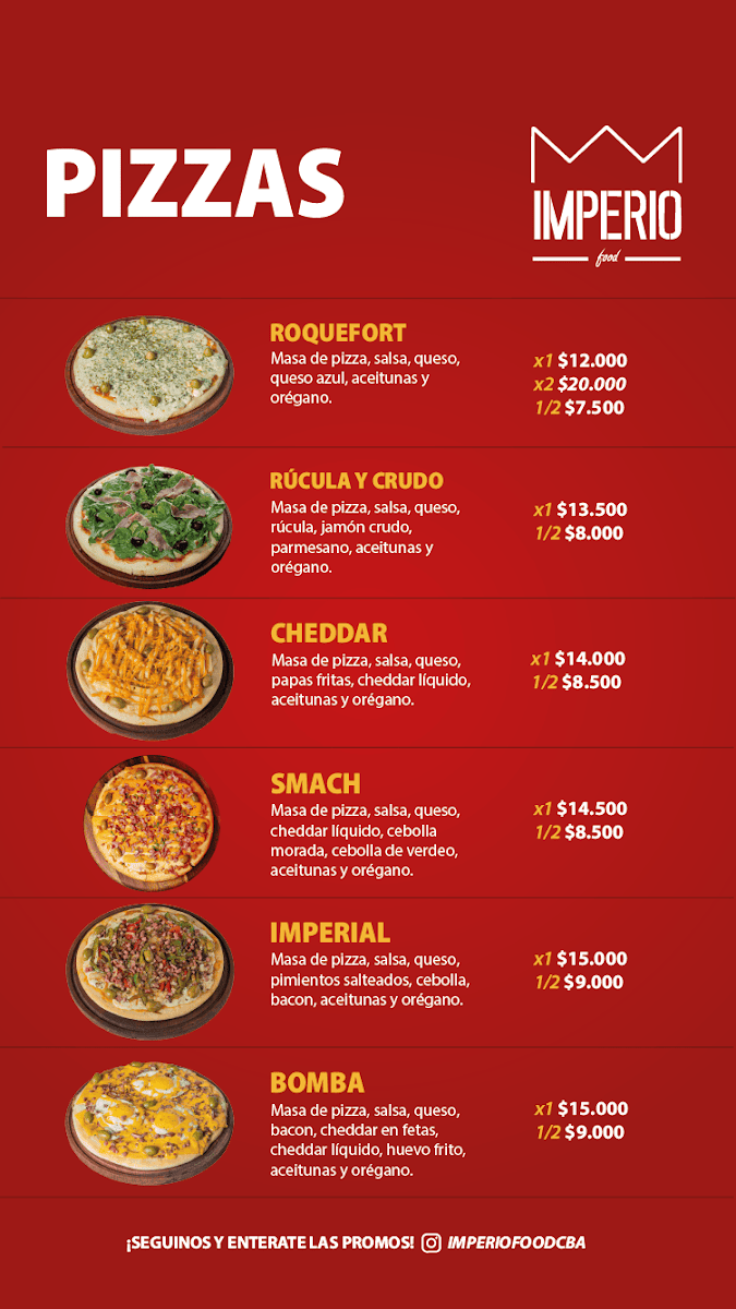 Imperio Food Photo Menu 4