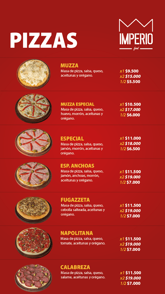 Imperio Food Photo Menu 8