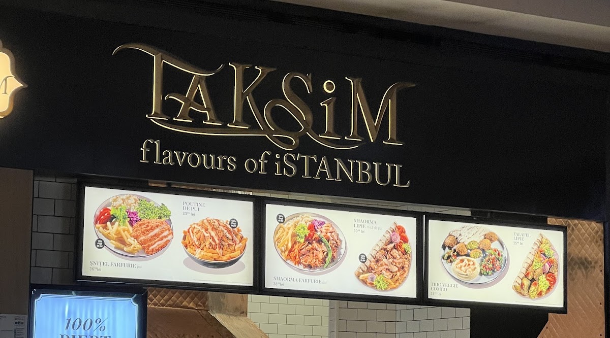 Taksim Photo Menu 1