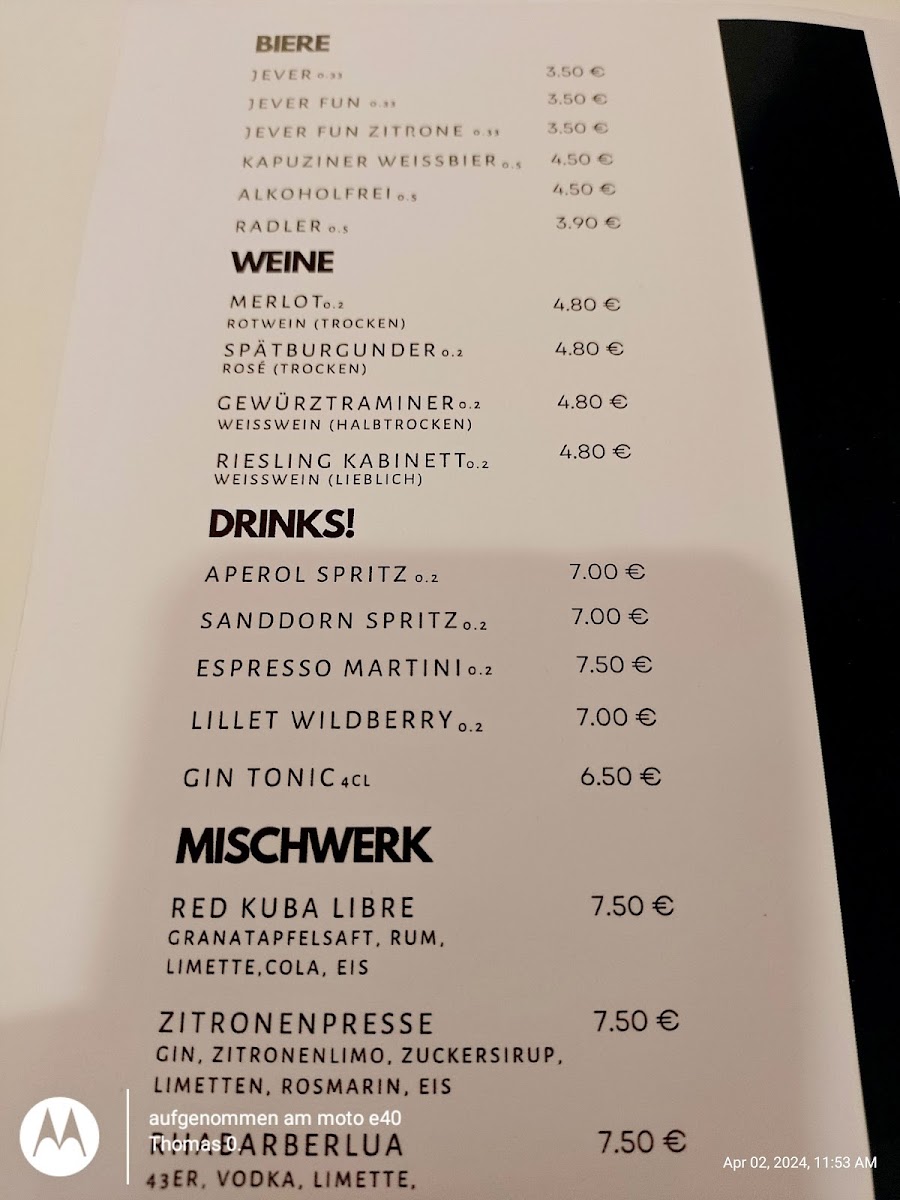 CAFÉ GRÖÖN Photo Menu 2