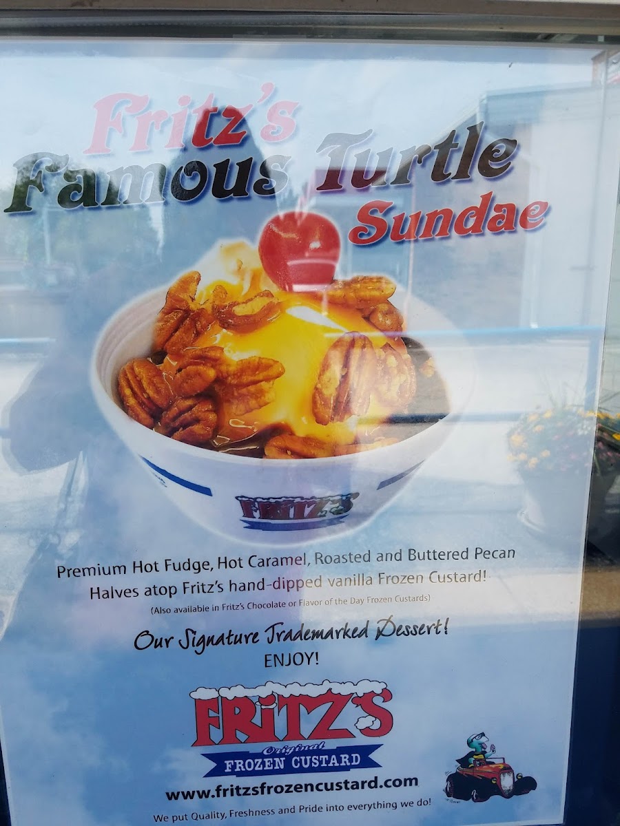 Fritz's Frozen Custard Photo Menu 3