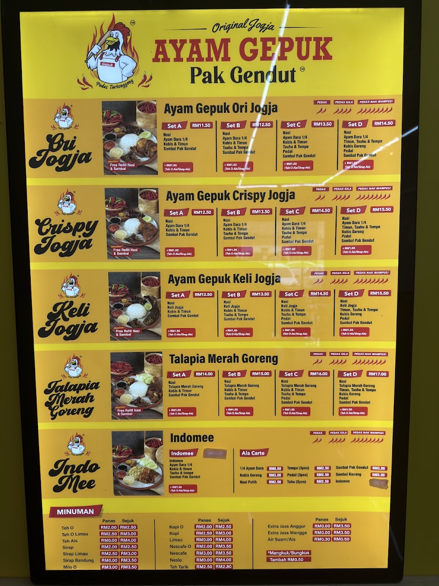 Ayam Gepuk Pak Gendut Photo Menu 1