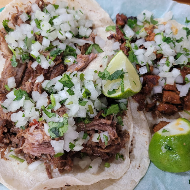 Tacos Barbaco Al Pastor and Pollo