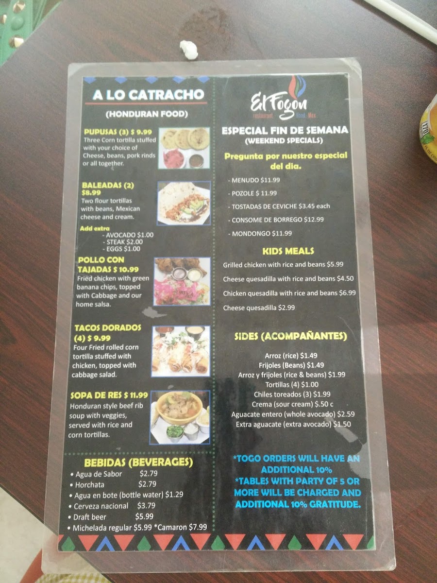 El Fogòn Katracho Photo Menu 3