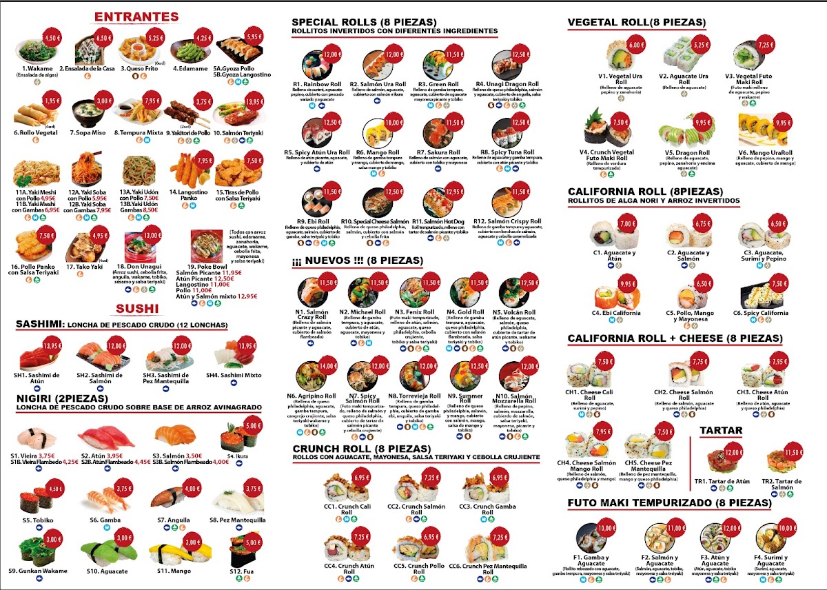 Oh My Sushi Photo Menu 1