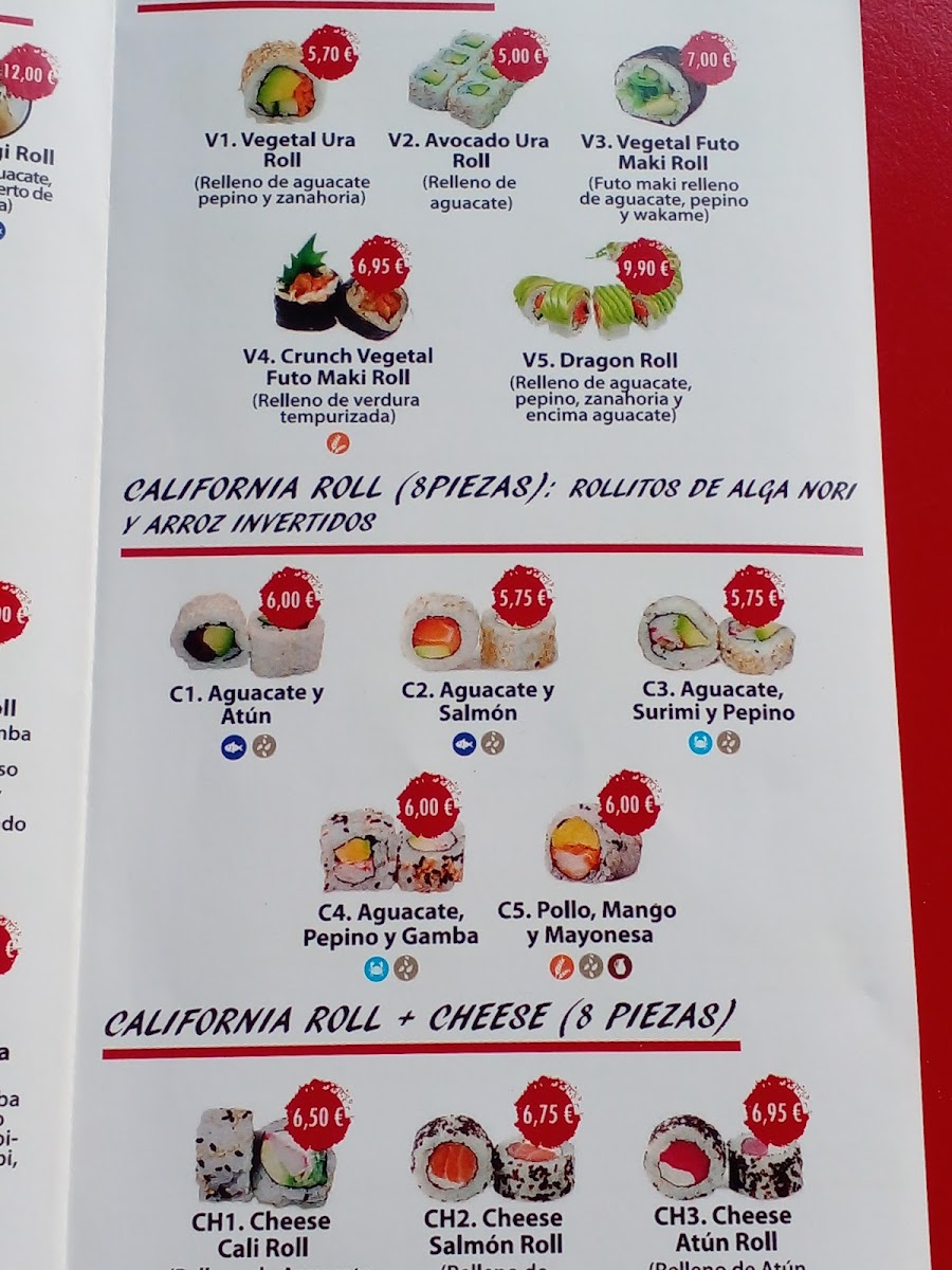Oh My Sushi Photo Menu 3