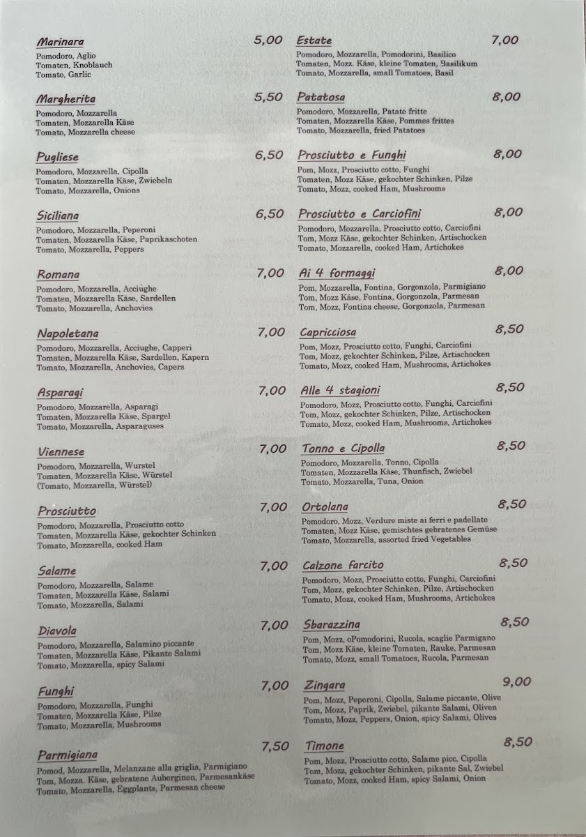 Ristorante Pizzeria Nettuno Photo Menu 8