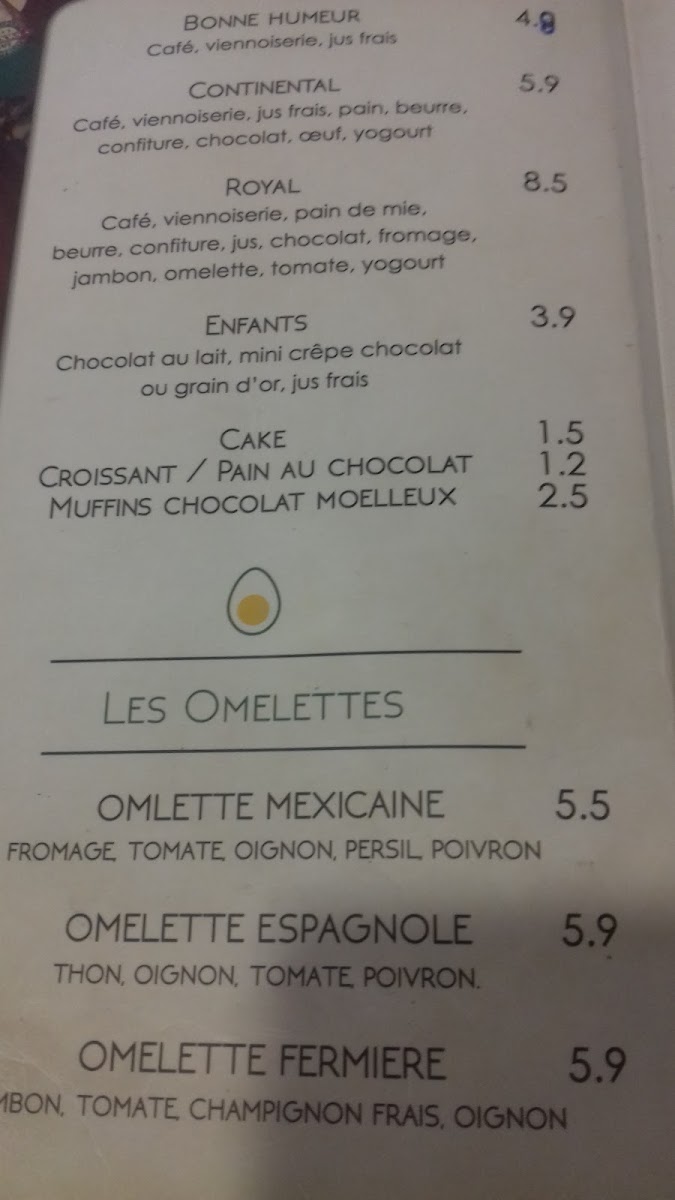 Brooks Café Photo Menu 4
