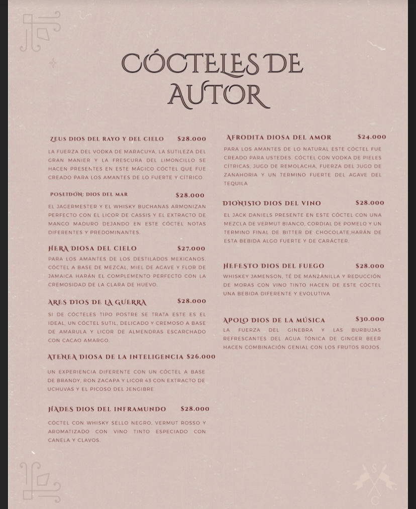 Restaurante Bar San Carlo Photo Menu 2