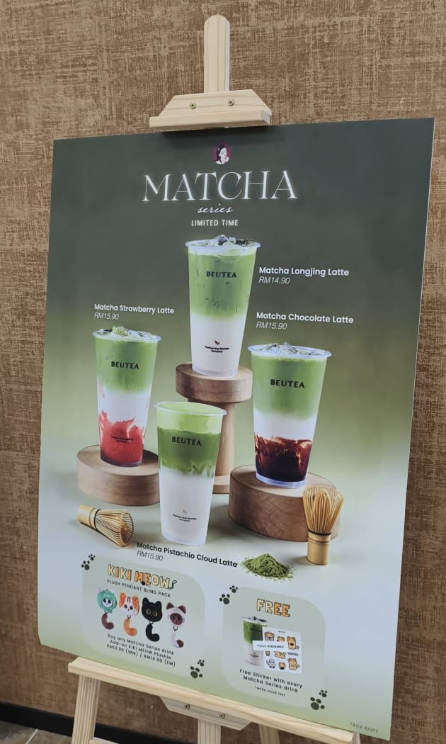 Beutea 茶仙子 @ AEON Melaka Photo Menu 1