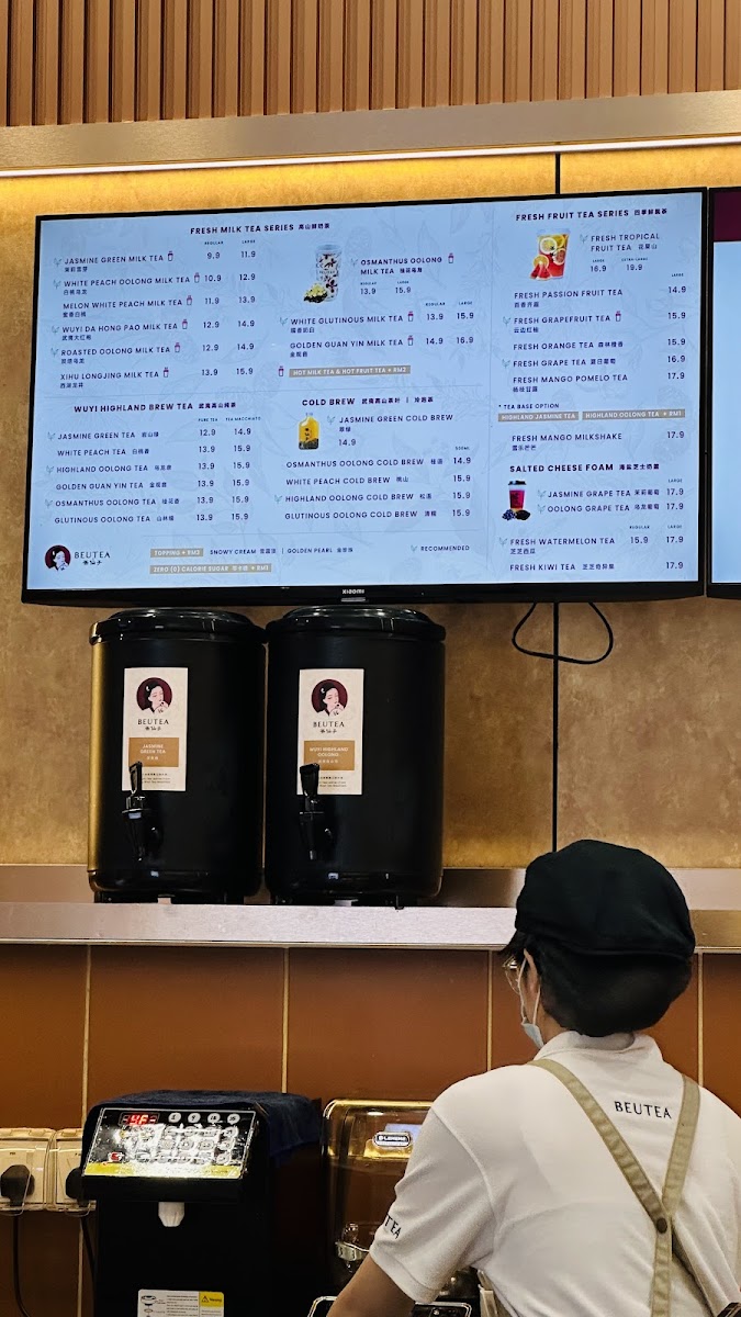 Beutea 茶仙子 @ AEON Melaka Photo Menu 3
