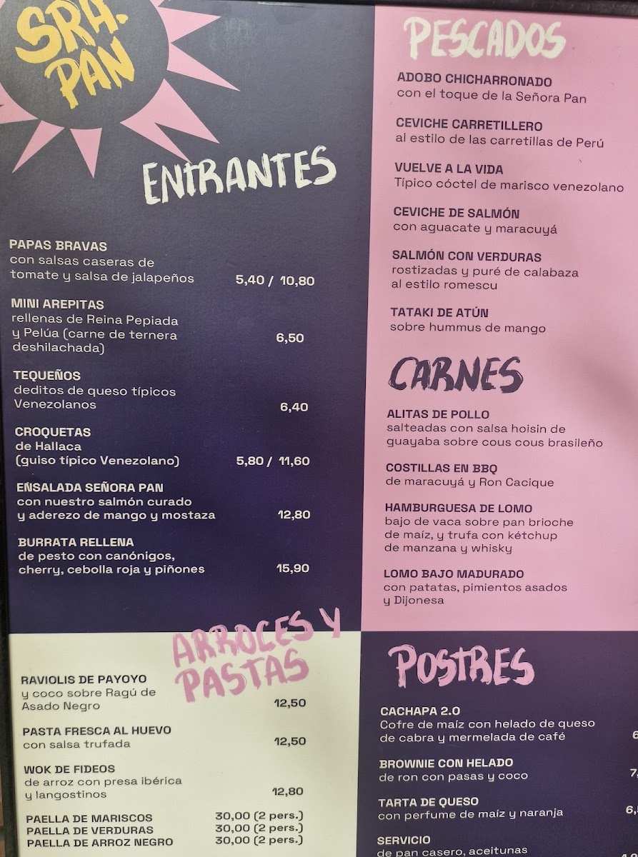 Señora Pan Photo Menu 7