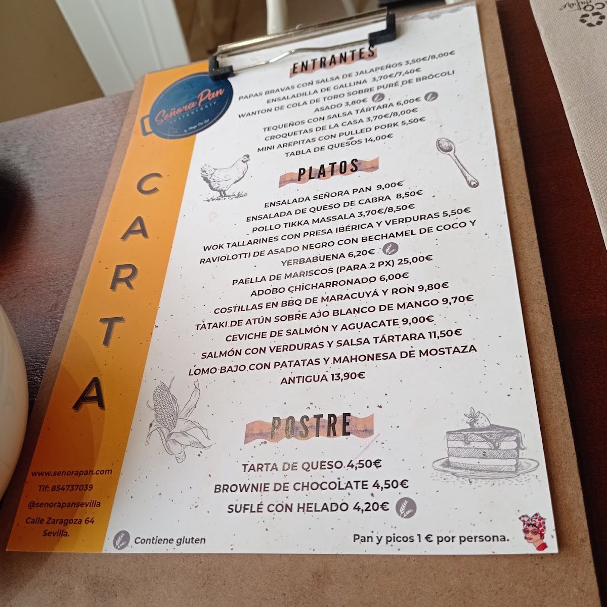 Señora Pan Photo Menu 9