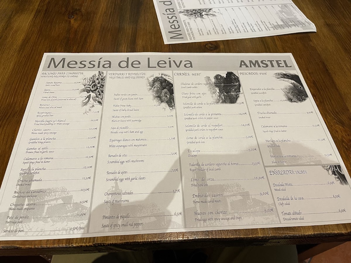 Restaurante Messia de Leiva Photo Menu 4