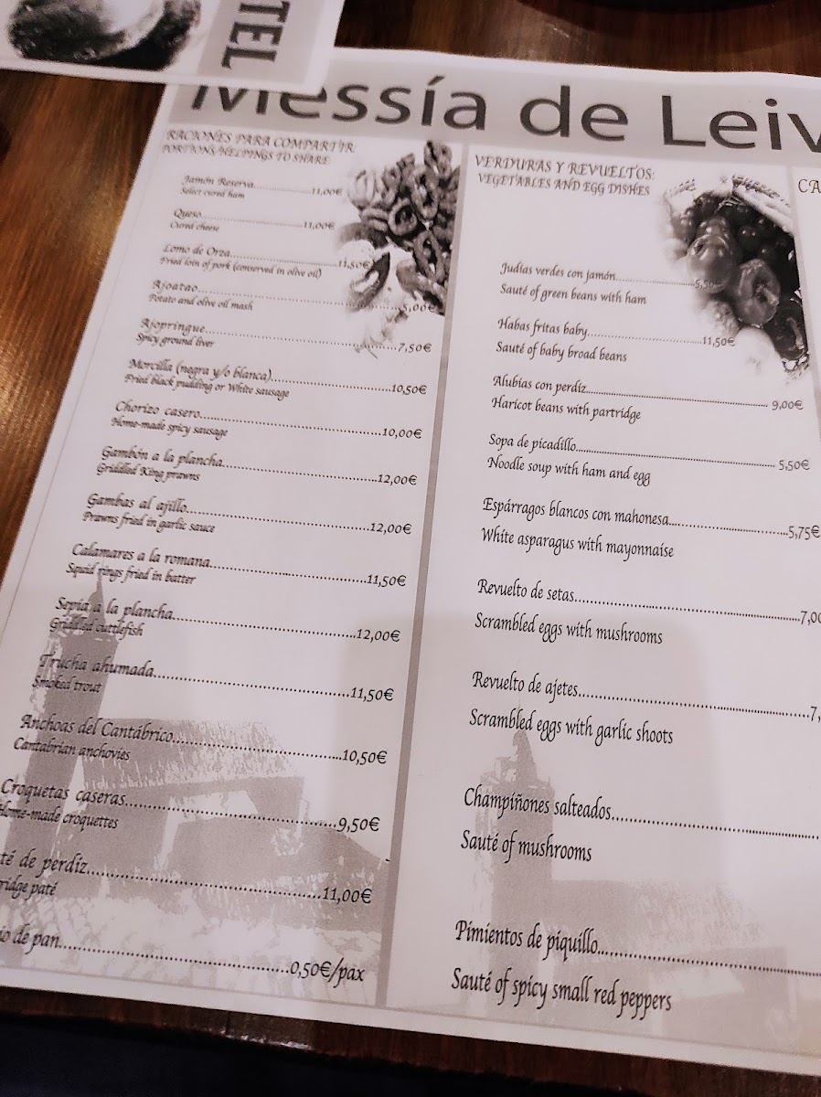 Restaurante Messia de Leiva Photo Menu 7