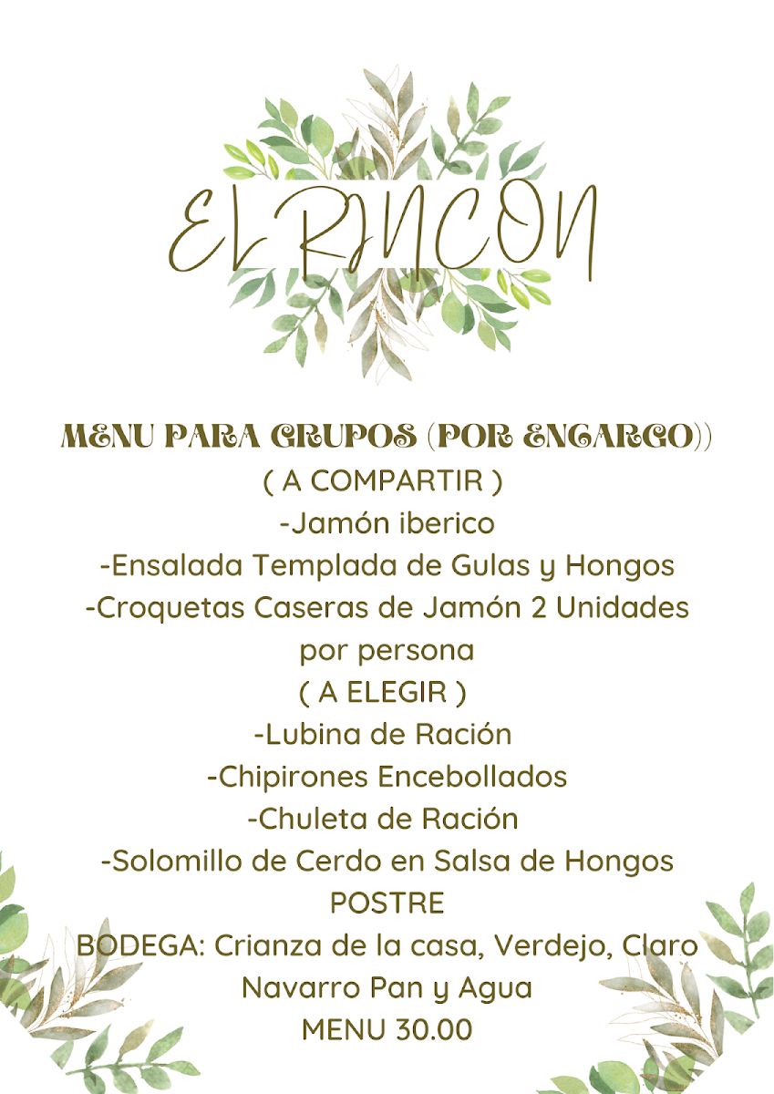 EL RINCON GASTROTEKA Photo Menu 8