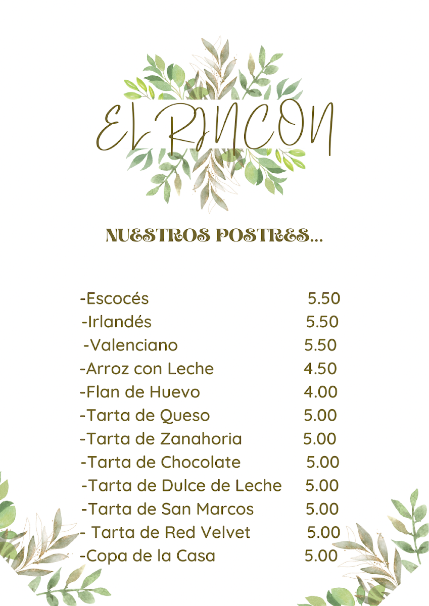 EL RINCON GASTROTEKA Photo Menu 9
