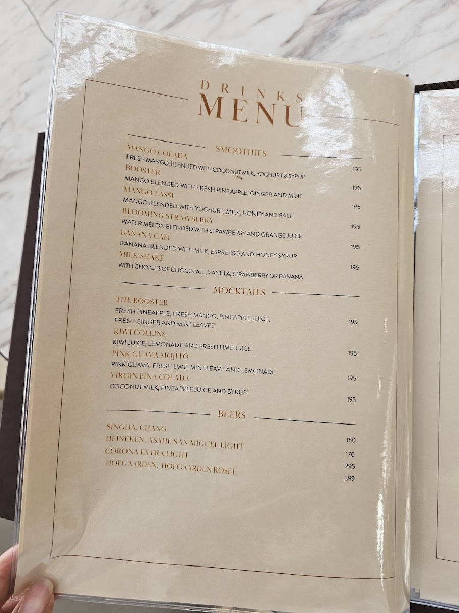 Bambu Beach Club Photo Menu 2