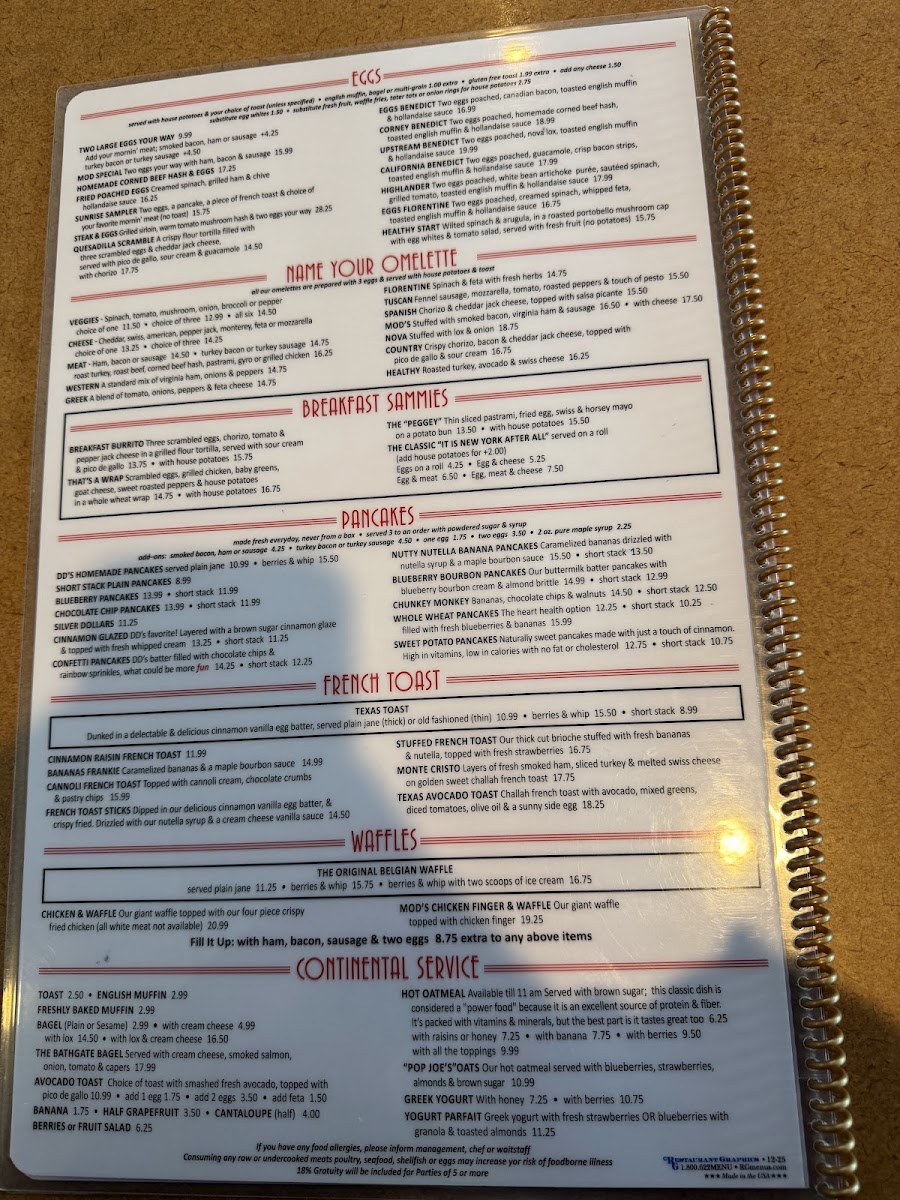 Mont Olympos Diner Photo Menu 1