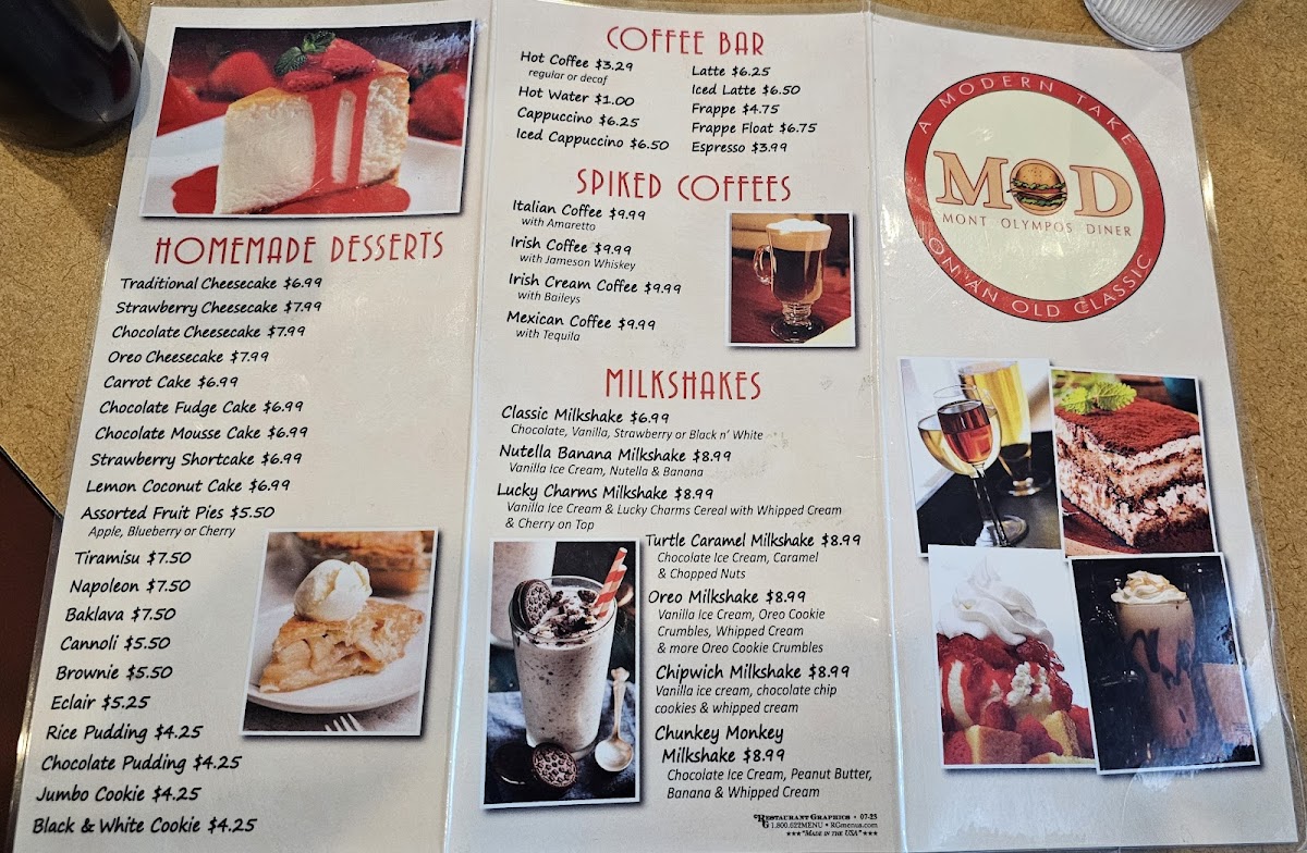 Mont Olympos Diner Photo Menu 7
