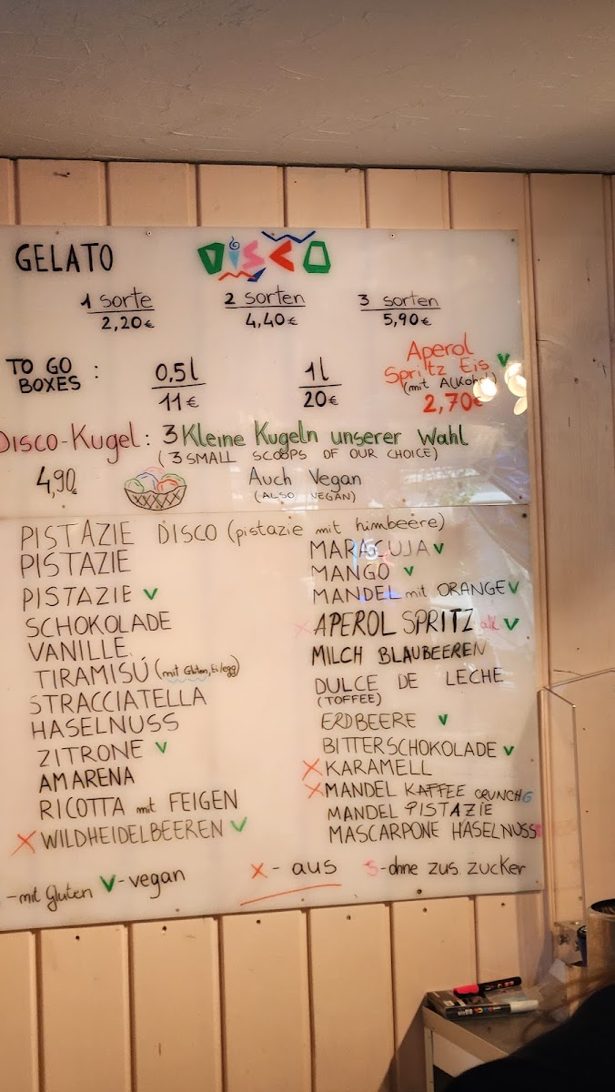 Gelato DISCO (artisanal ice cream) & Waffles Photo Menu 2