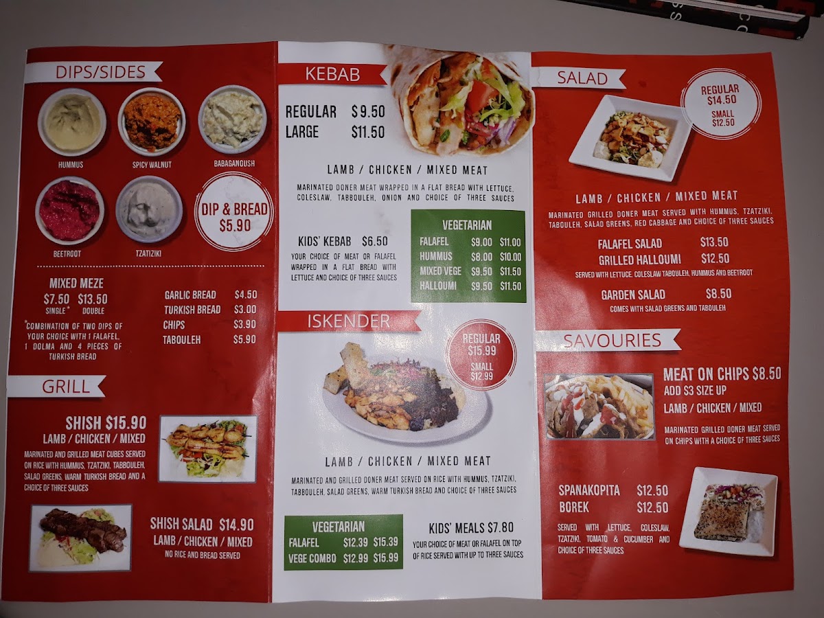 Cafe Anatolia Napier Photo Menu 9