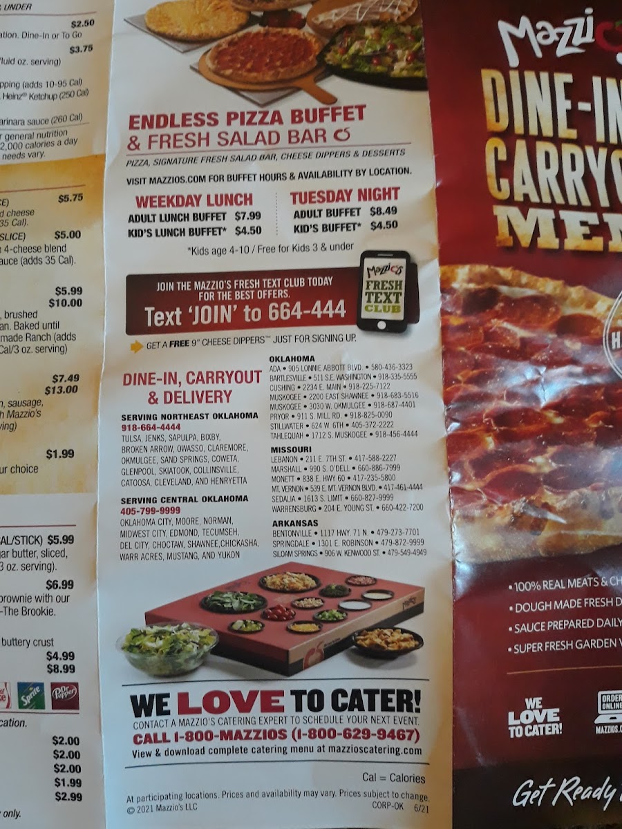 Mazzio’s Pizza & Wings Photo Menu 7
