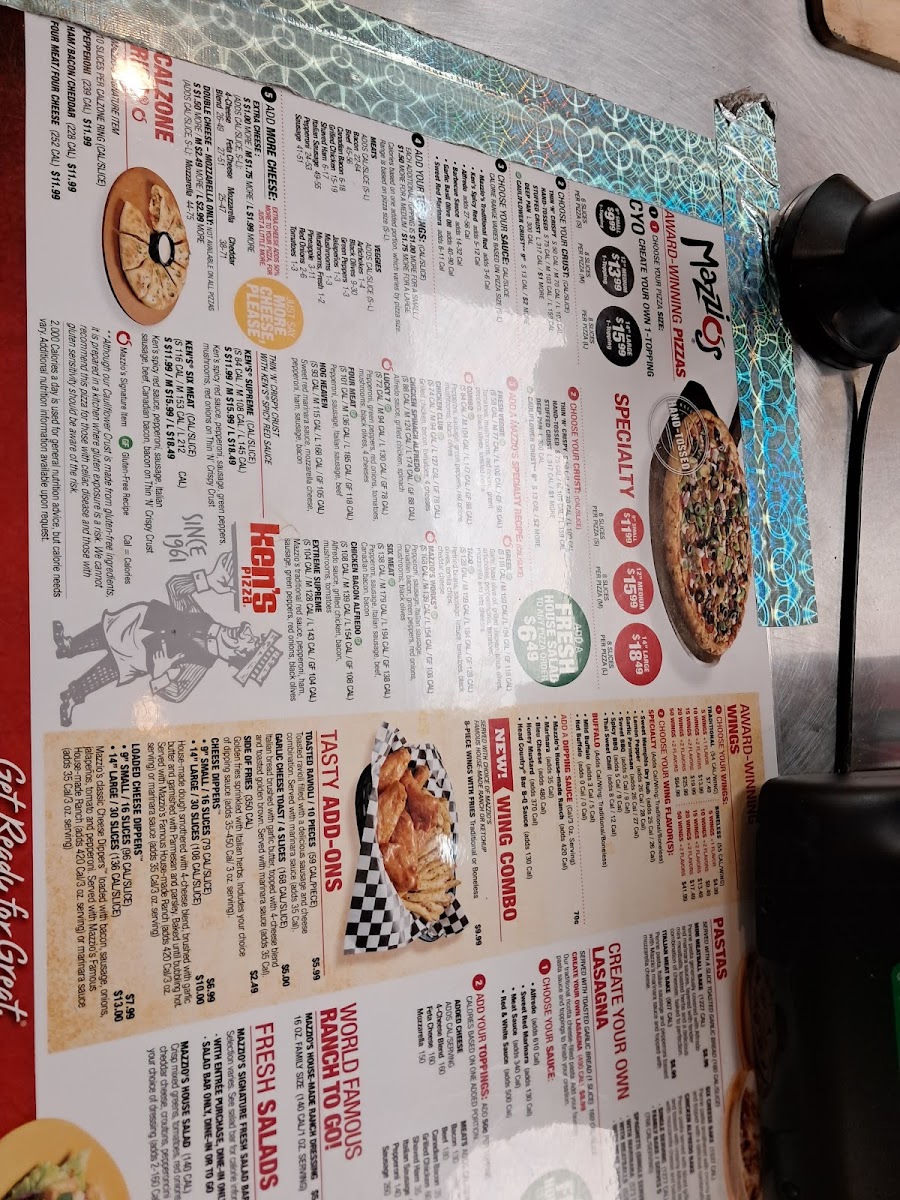 Mazzio’s Pizza & Wings Photo Menu 9