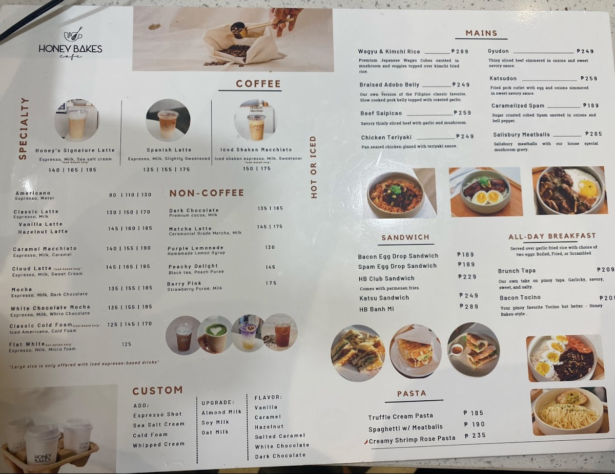 Honey Bakes Cafe - Malolos Photo Menu 2