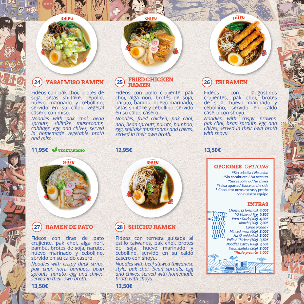 Ramen Shifu - Gran Via Photo Menu 1
