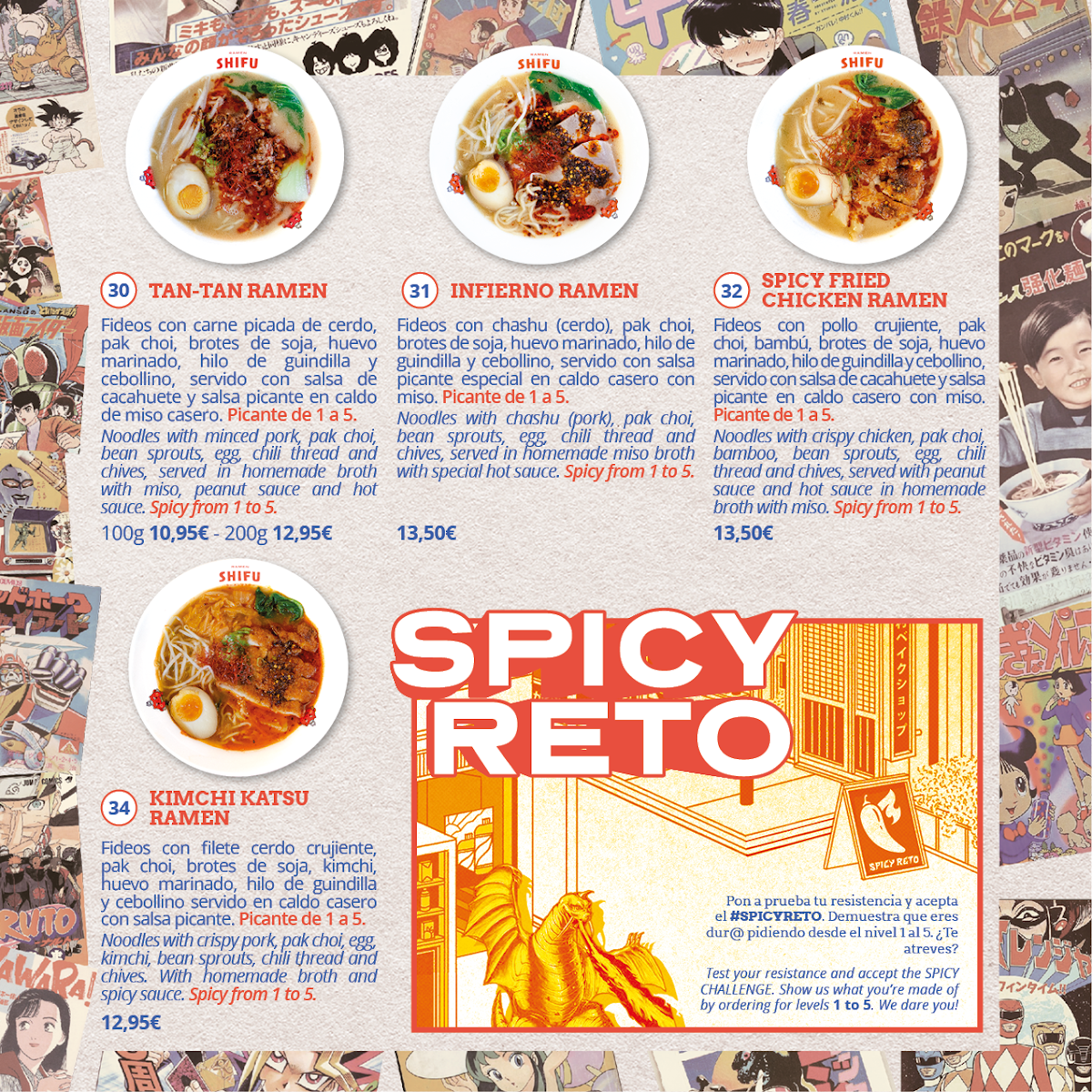 Ramen Shifu - Gran Via Photo Menu 5
