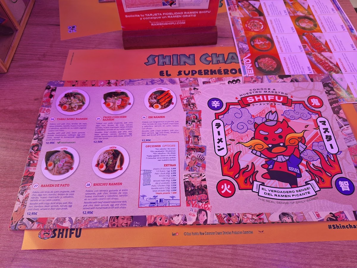 Ramen Shifu - Gran Via Photo Menu 9
