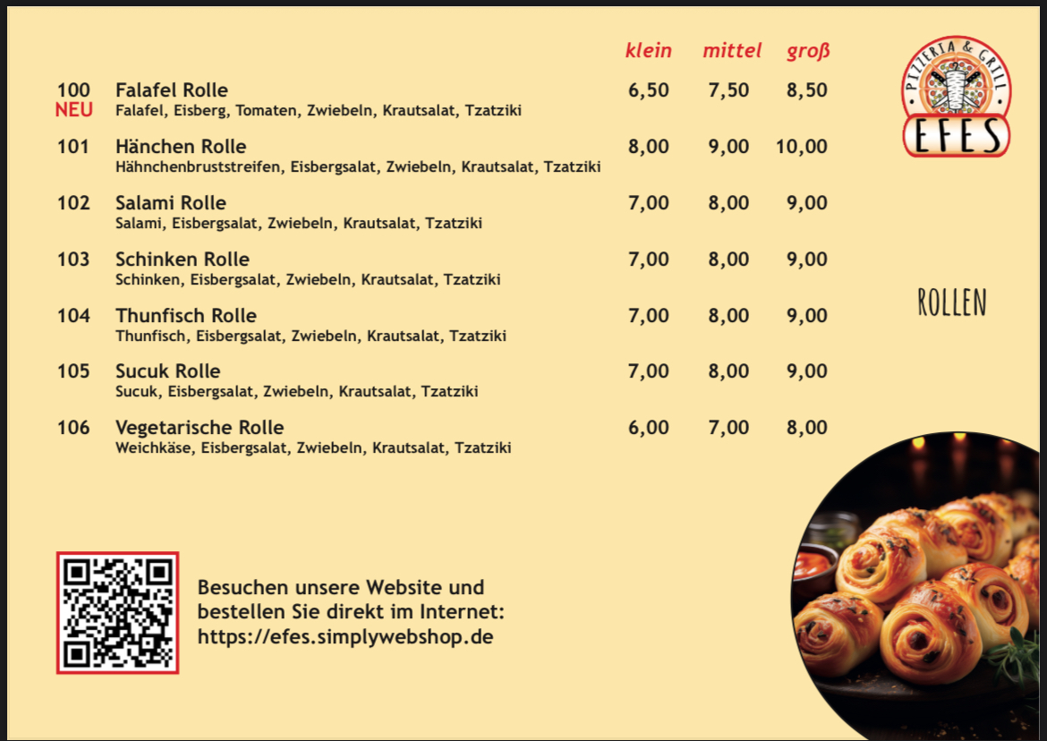 Pizzeria Efes Grill Photo Menu 10