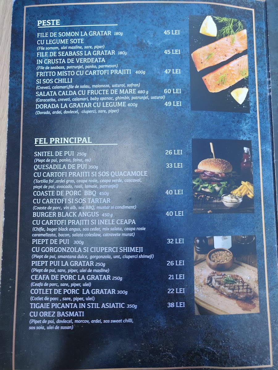Mosimo Bistro Photo Menu 1