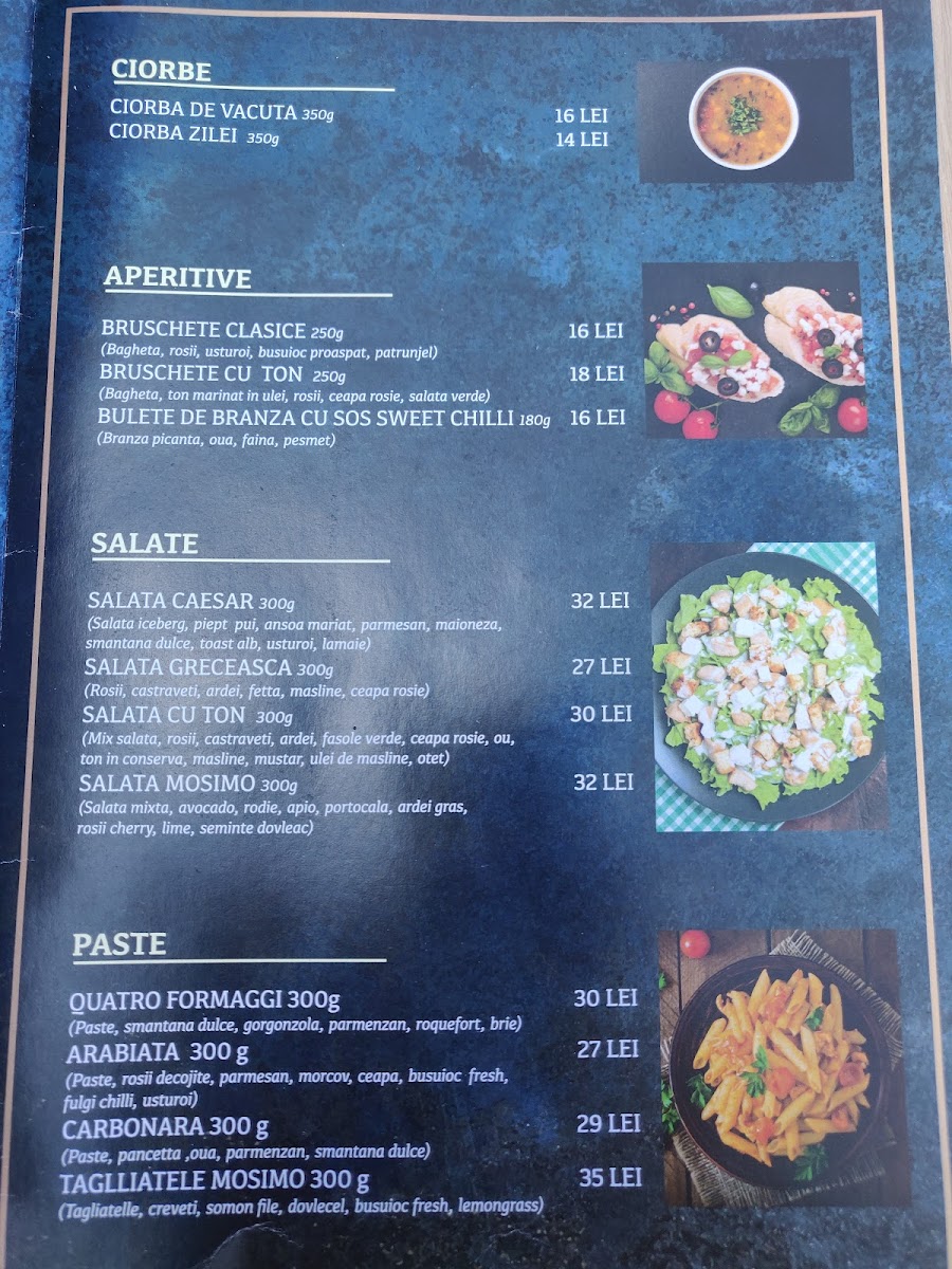 Mosimo Bistro Photo Menu 6