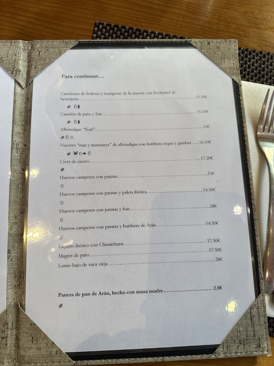 Restaurant Casa Tana Photo Menu 3