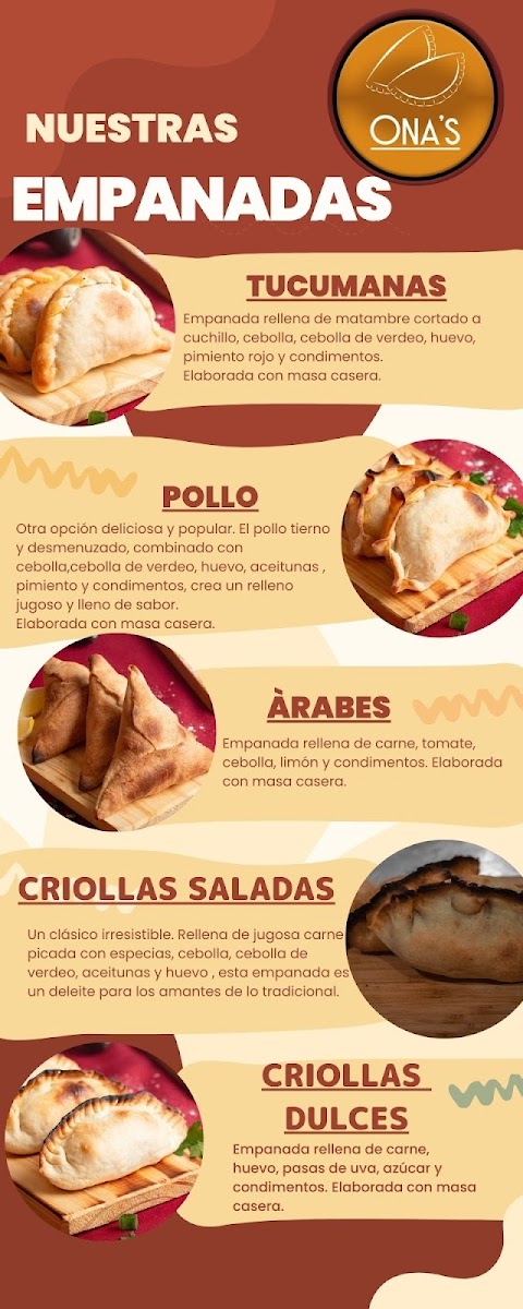 Ona's (Empanadas Tucumanas) Photo Menu 3