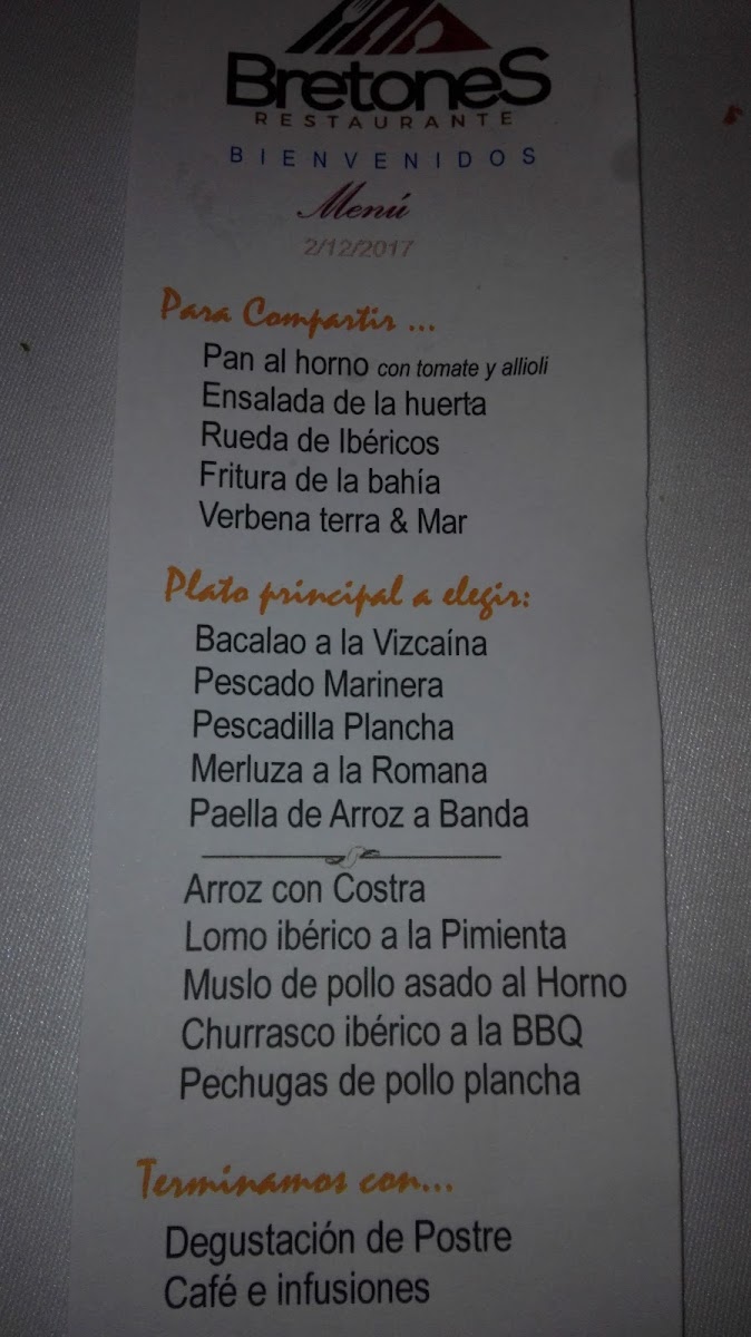 Bretones Restaurante Photo Menu 7