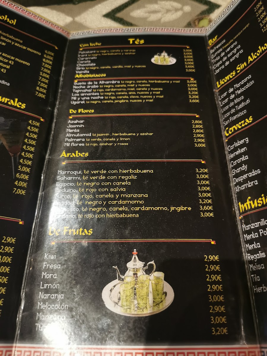 Tetería Bagdad Photo Menu 3