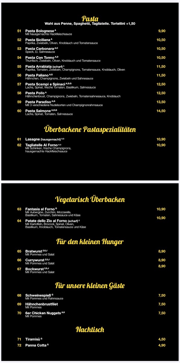 Harry's Restaurant Cafe Bar Photo Menu 4