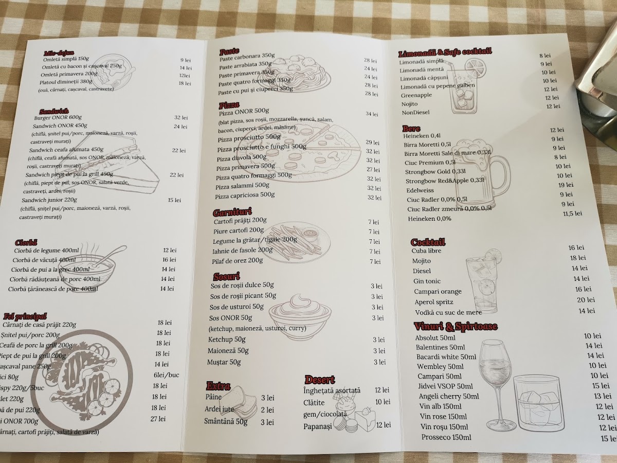 Onor Restaurant & Bistro Photo Menu 4
