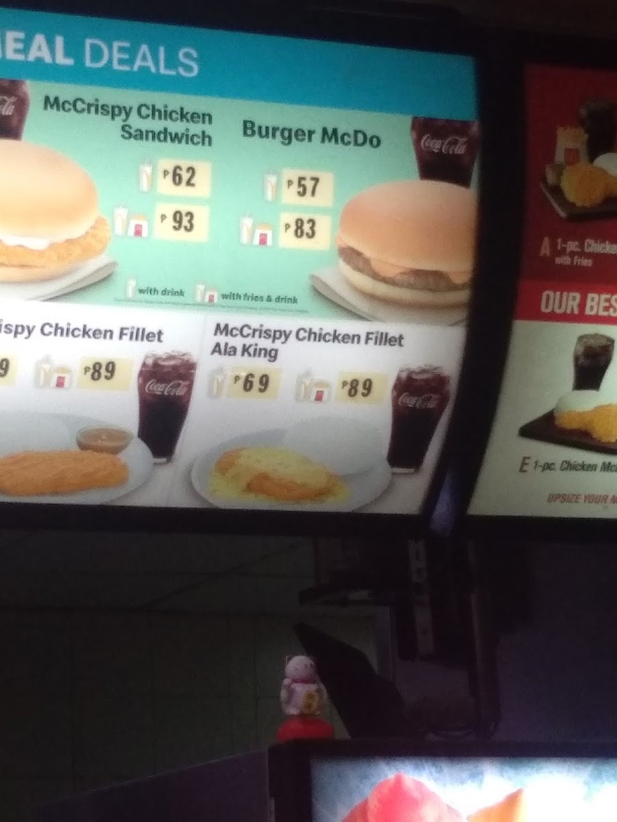 McDonald's Nepo Mart Photo Menu 1